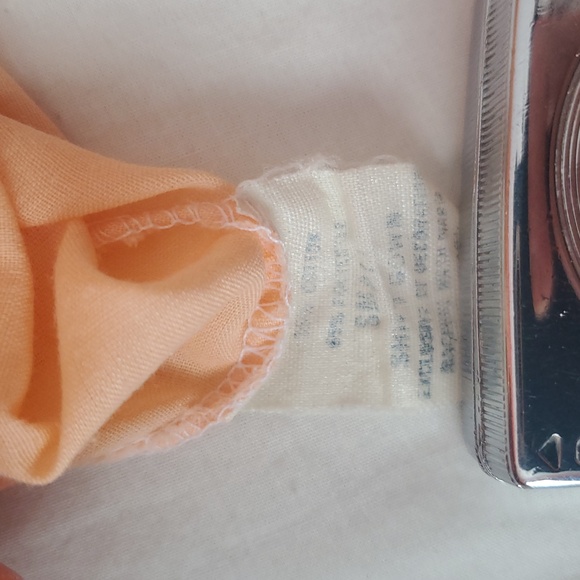 Vintage Peachy Pink Sleeveless Lightweight Shift Gown - Picture 14 of 14